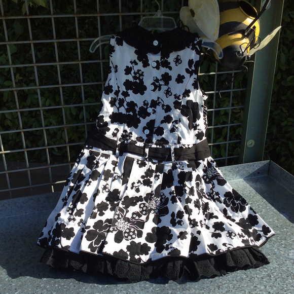 Trish Scully Black & White Flapper Dress 2T NWT! - Picture 4 of 7
